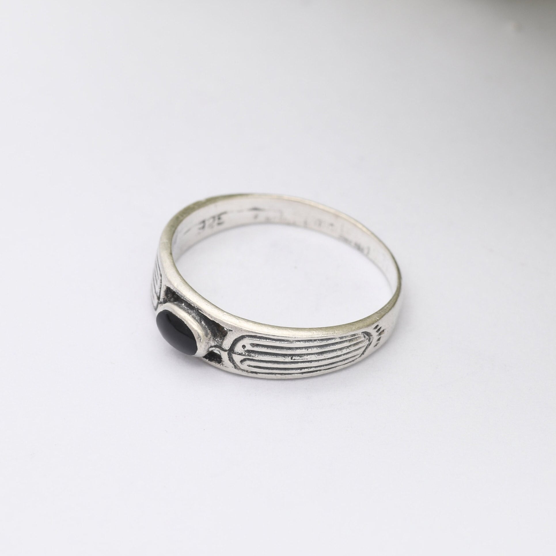 Sterling Silver Onyx Ring