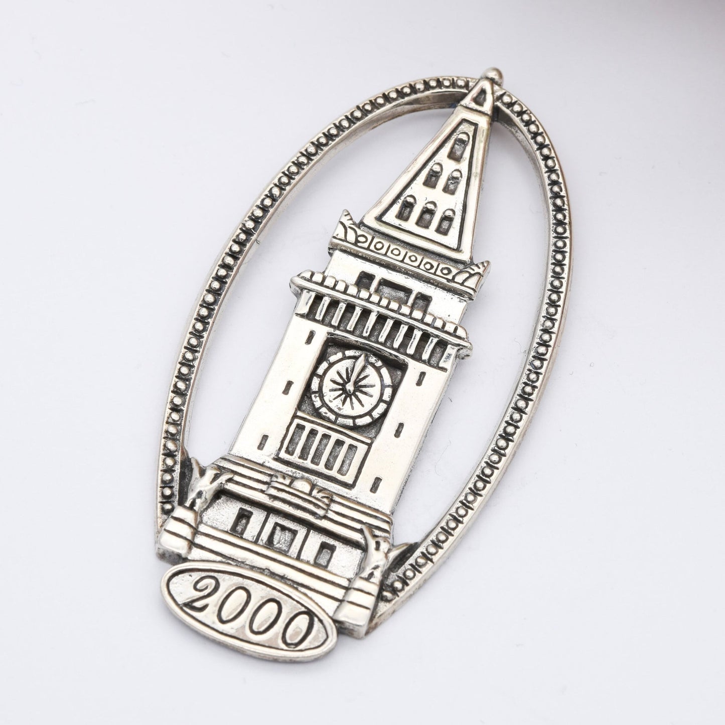 Vintage Sterling Silver 2000 Millennium Pendant H&H De Matteo