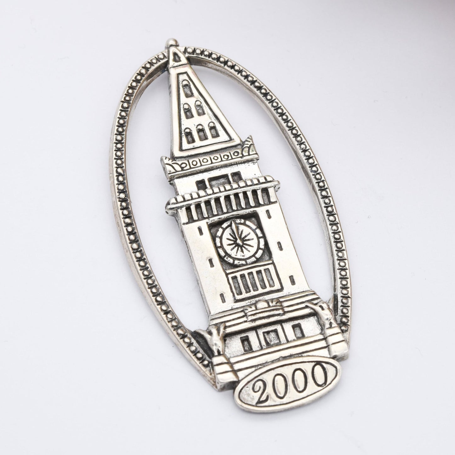 Vintage Sterling Silver 2000 Millennium Pendant H&H De Matteo