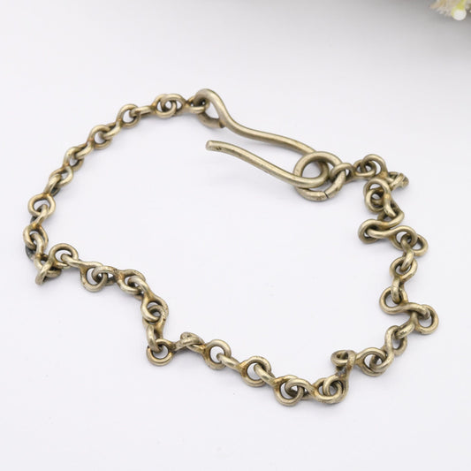 Antique Albert Chain with Large Hook Clasp