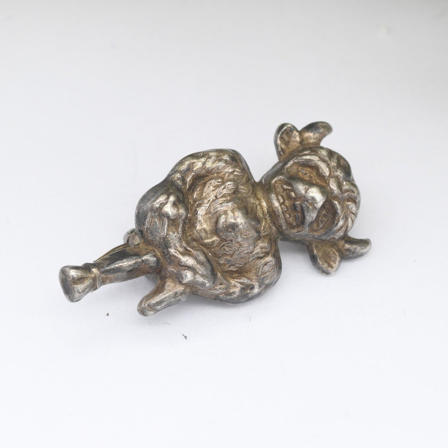 Antique Sterling Silver Lincoln Imp Brooch - Lincoln Cathedral Gargoyle