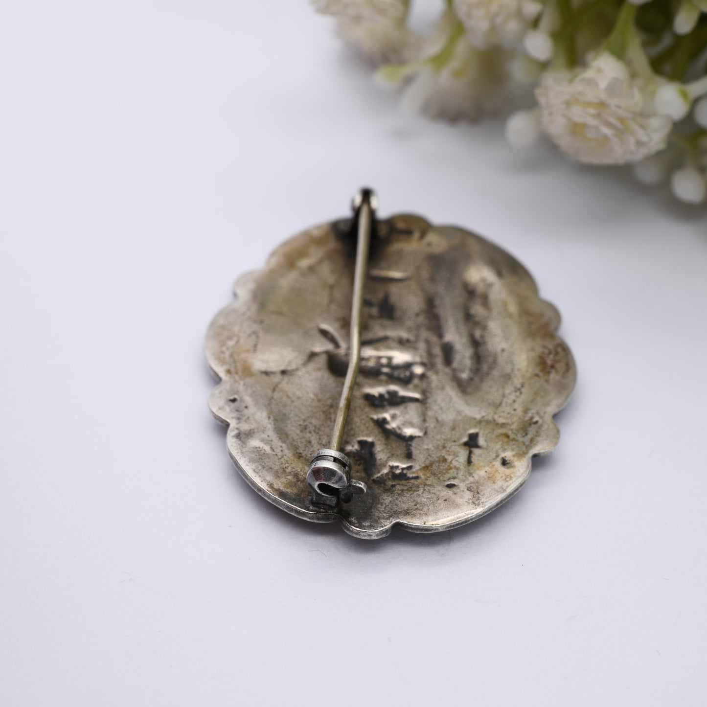 Vintage Dutch Silver Brooch