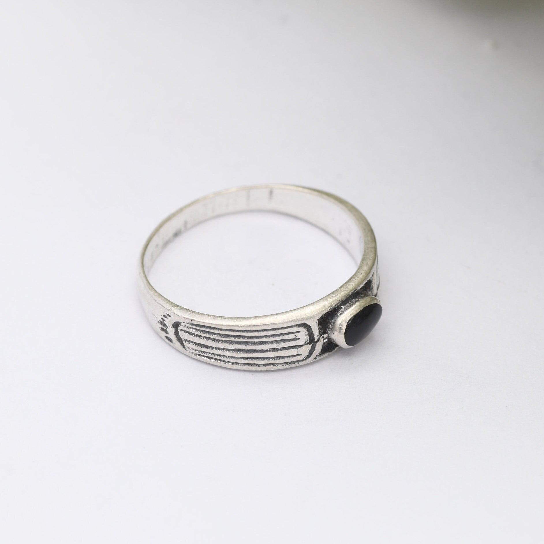 Sterling Silver Onyx Ring