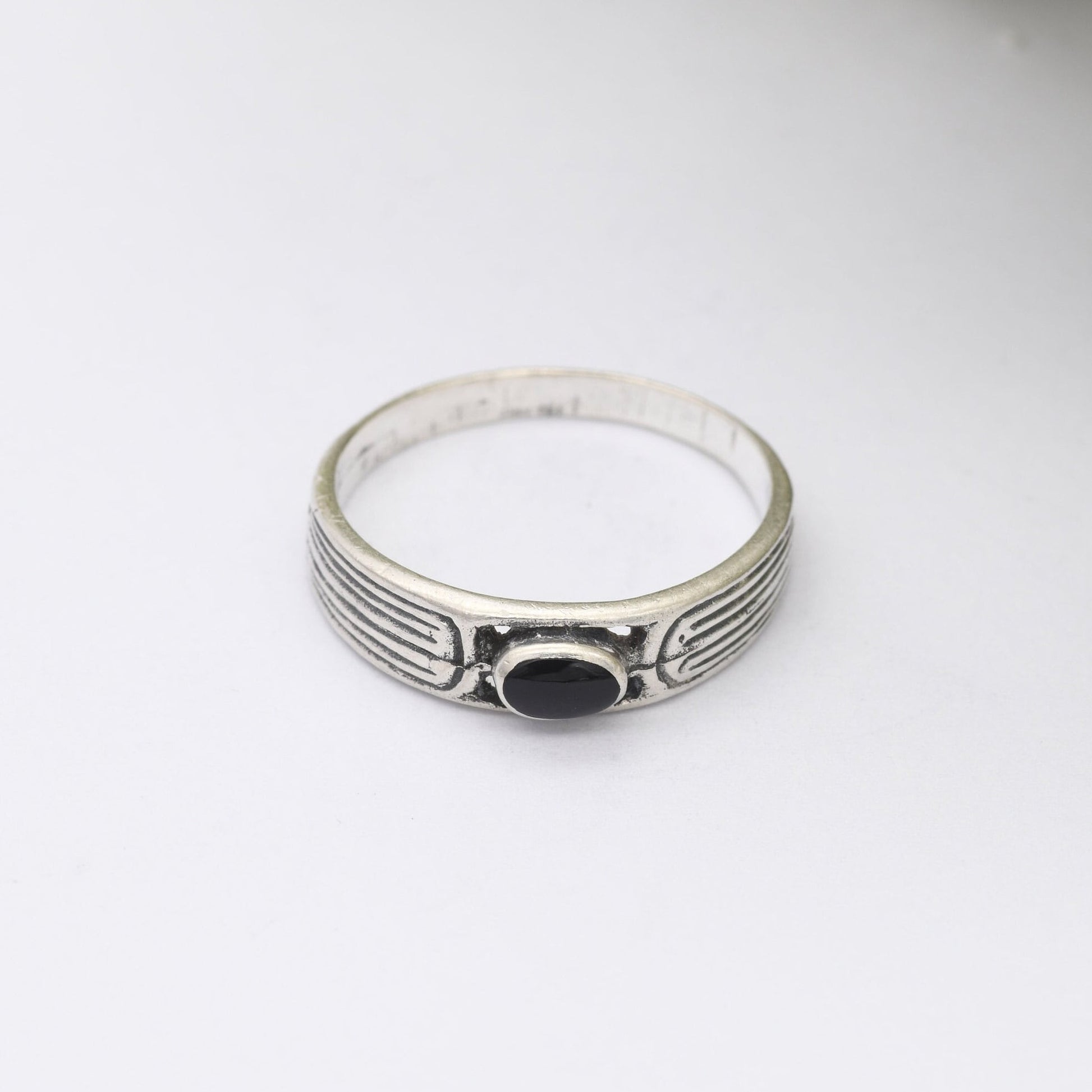 Sterling Silver Onyx Ring