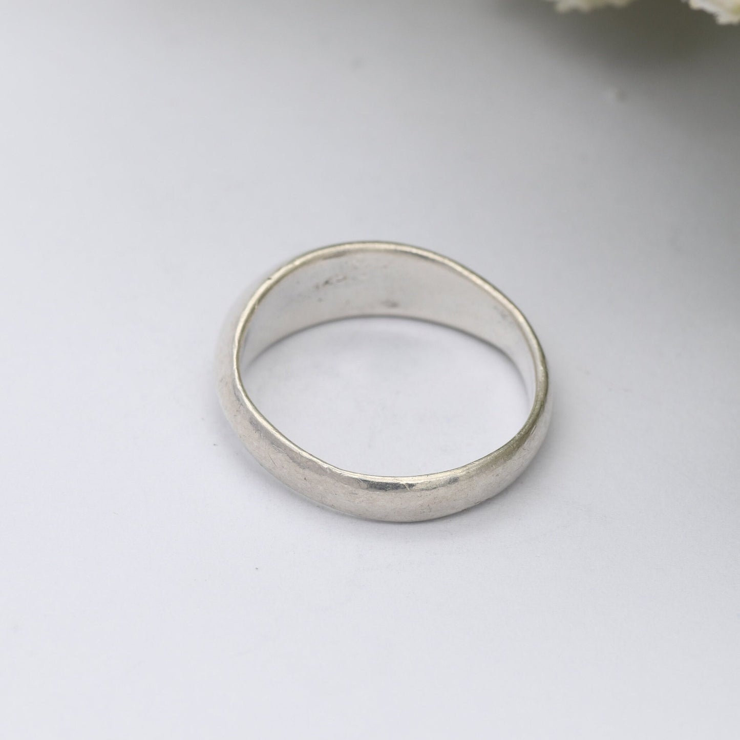 Vintage Sterling Silver Domed Ring