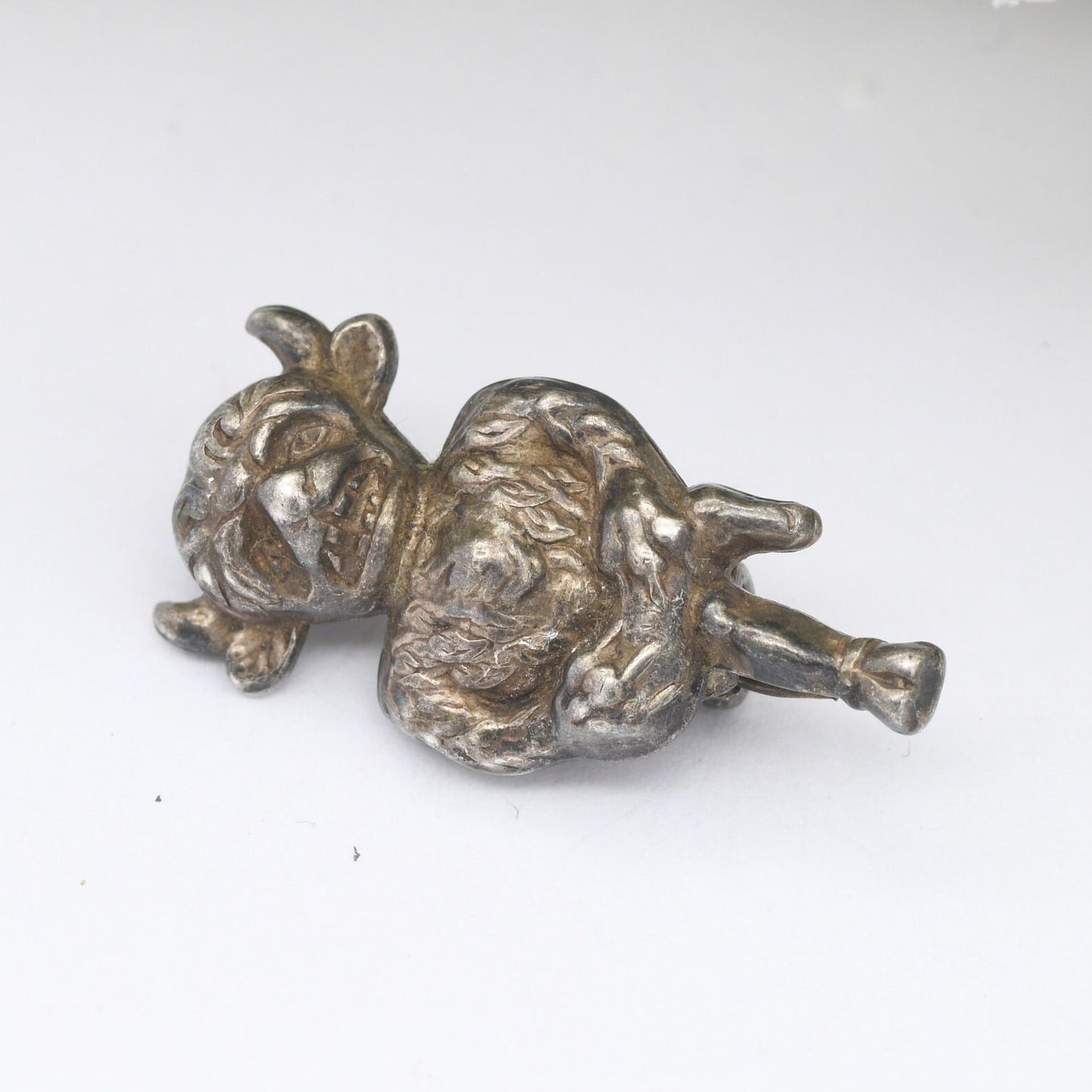 Antique Sterling Silver Lincoln Imp Brooch - Lincoln Cathedral Gargoyle