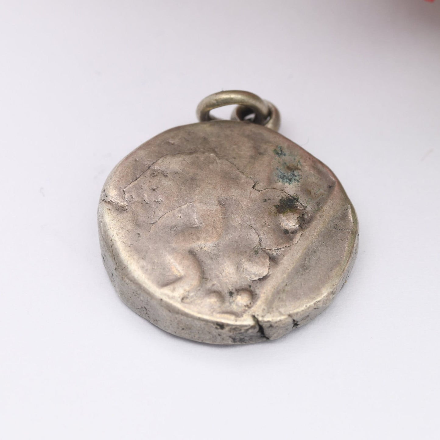 Antique Indian States Silver Coin Pendant 1700s