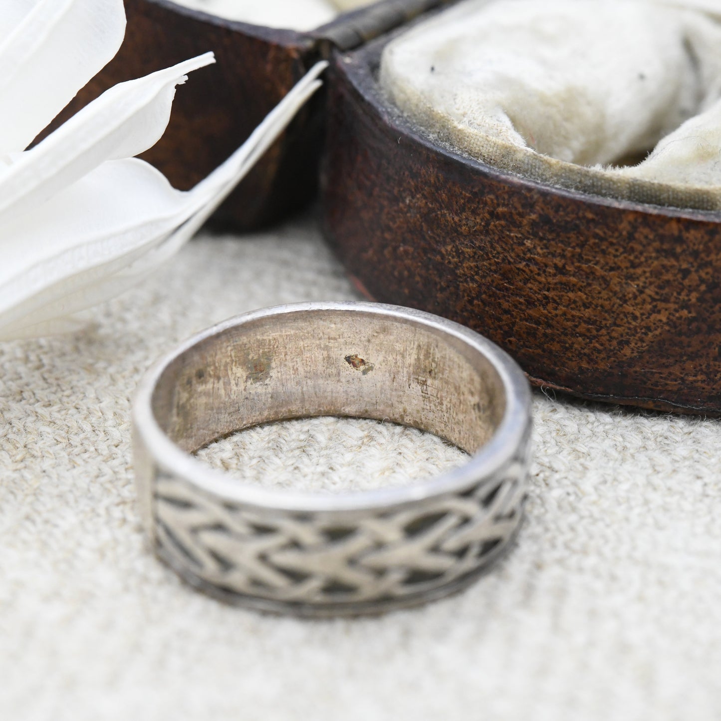 Vintage Sterling Silver Celtic Band Ring