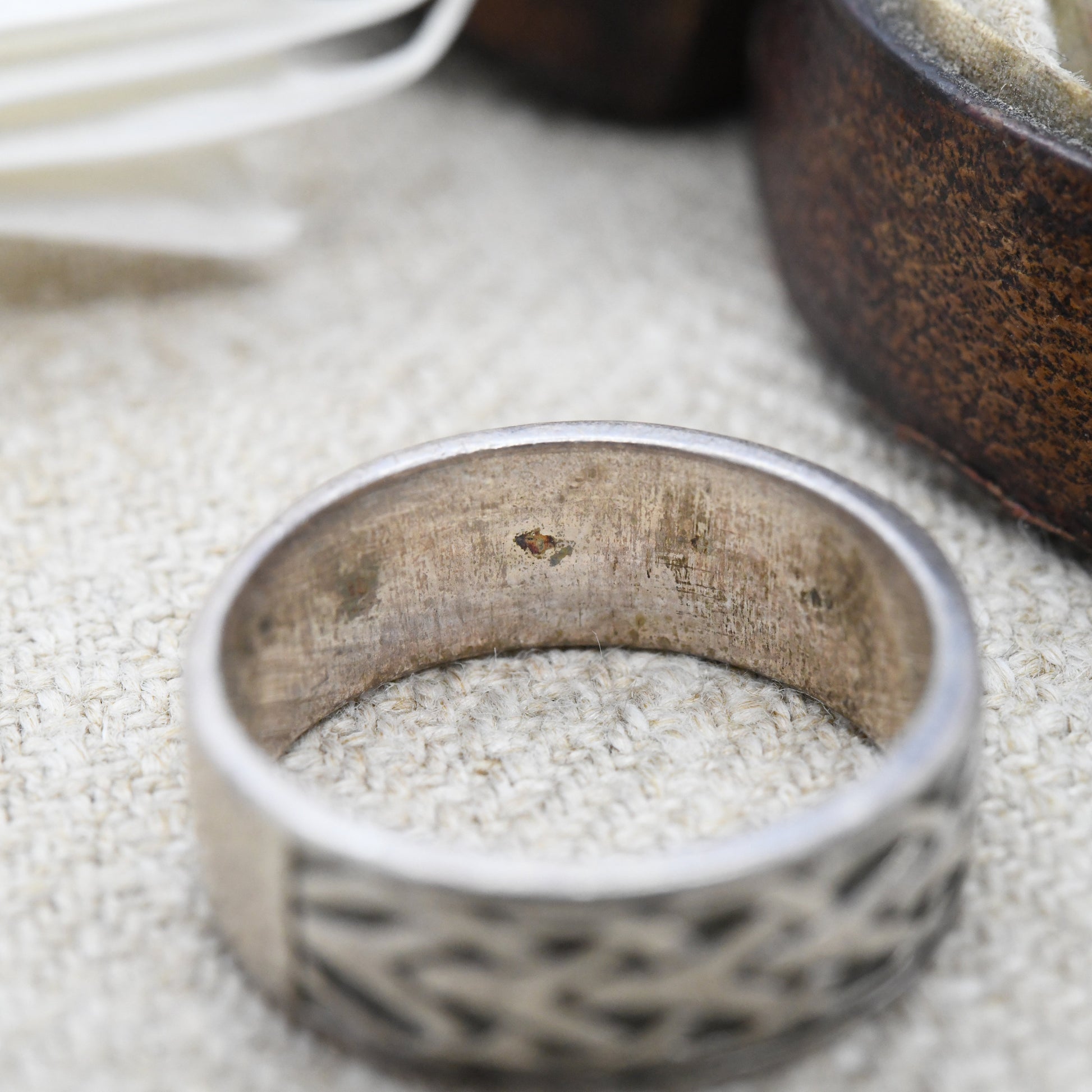 Vintage Sterling Silver Celtic Band Ring