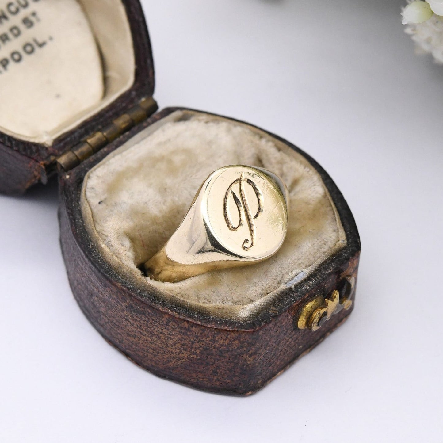 Vintage 9ct Gold Signet Ring