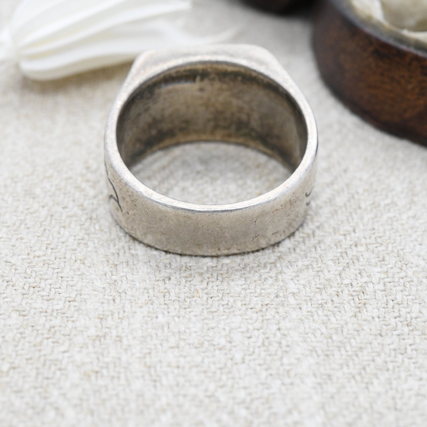 Vintage Sterling Silver Signet Ring