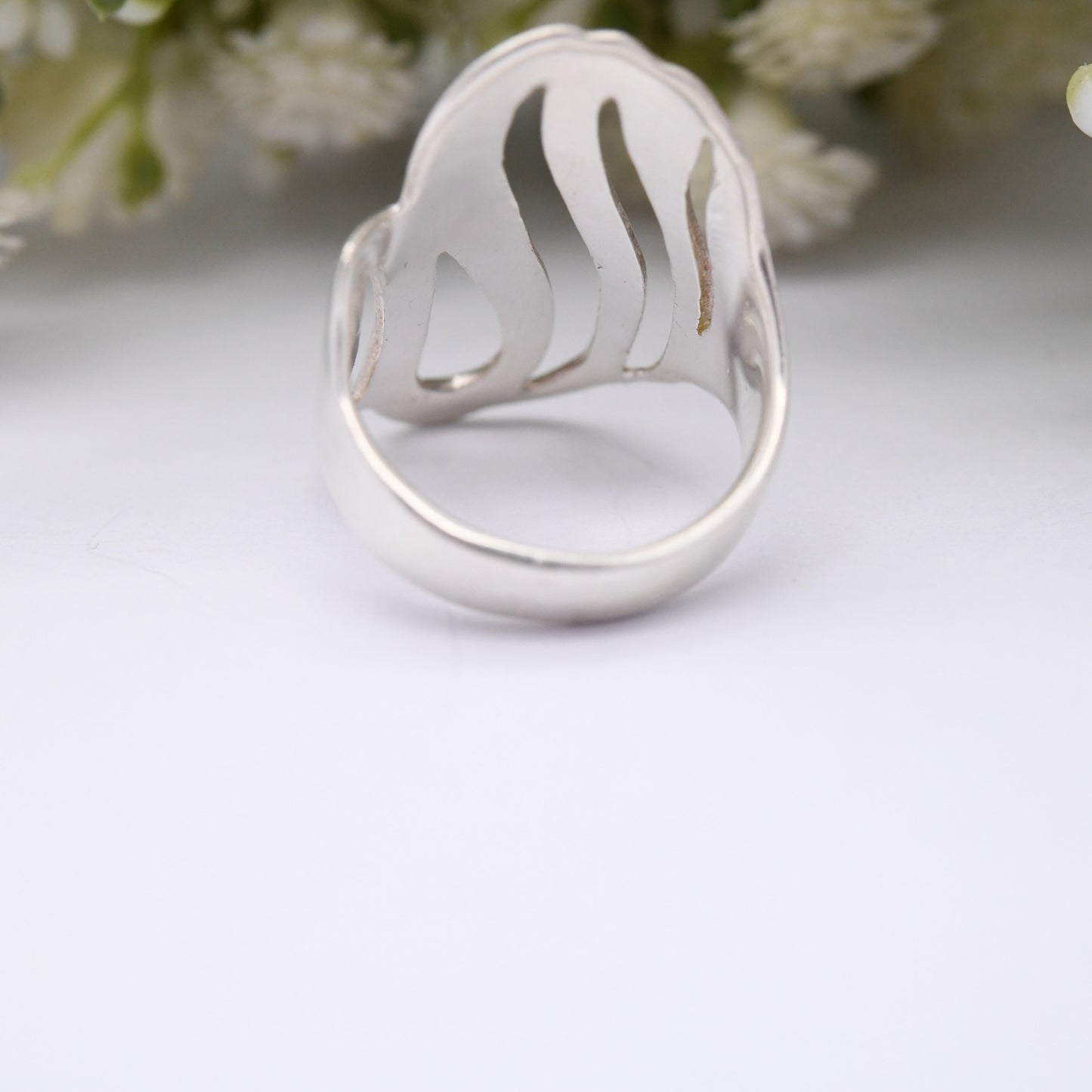 Sterling Silver Large Armour Ring