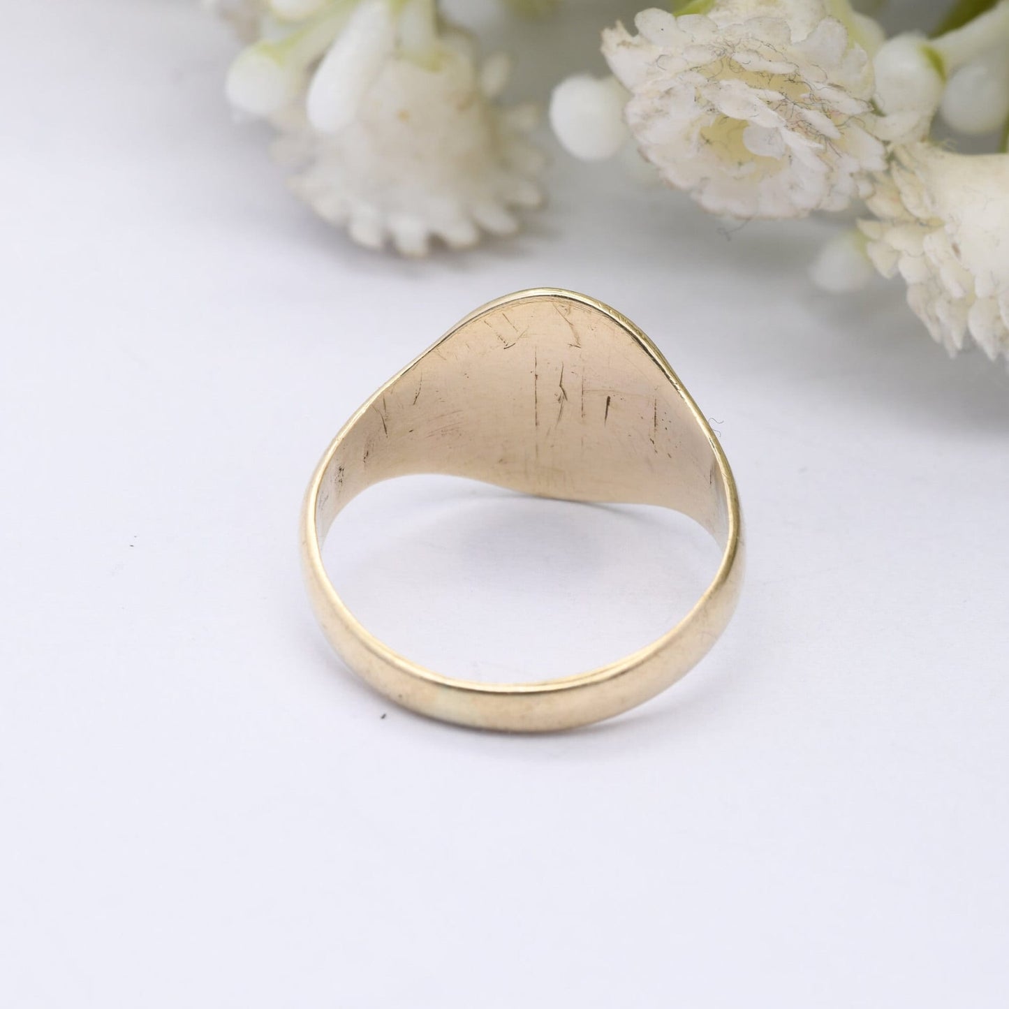 Vintage 9ct Gold Signet Ring 1990