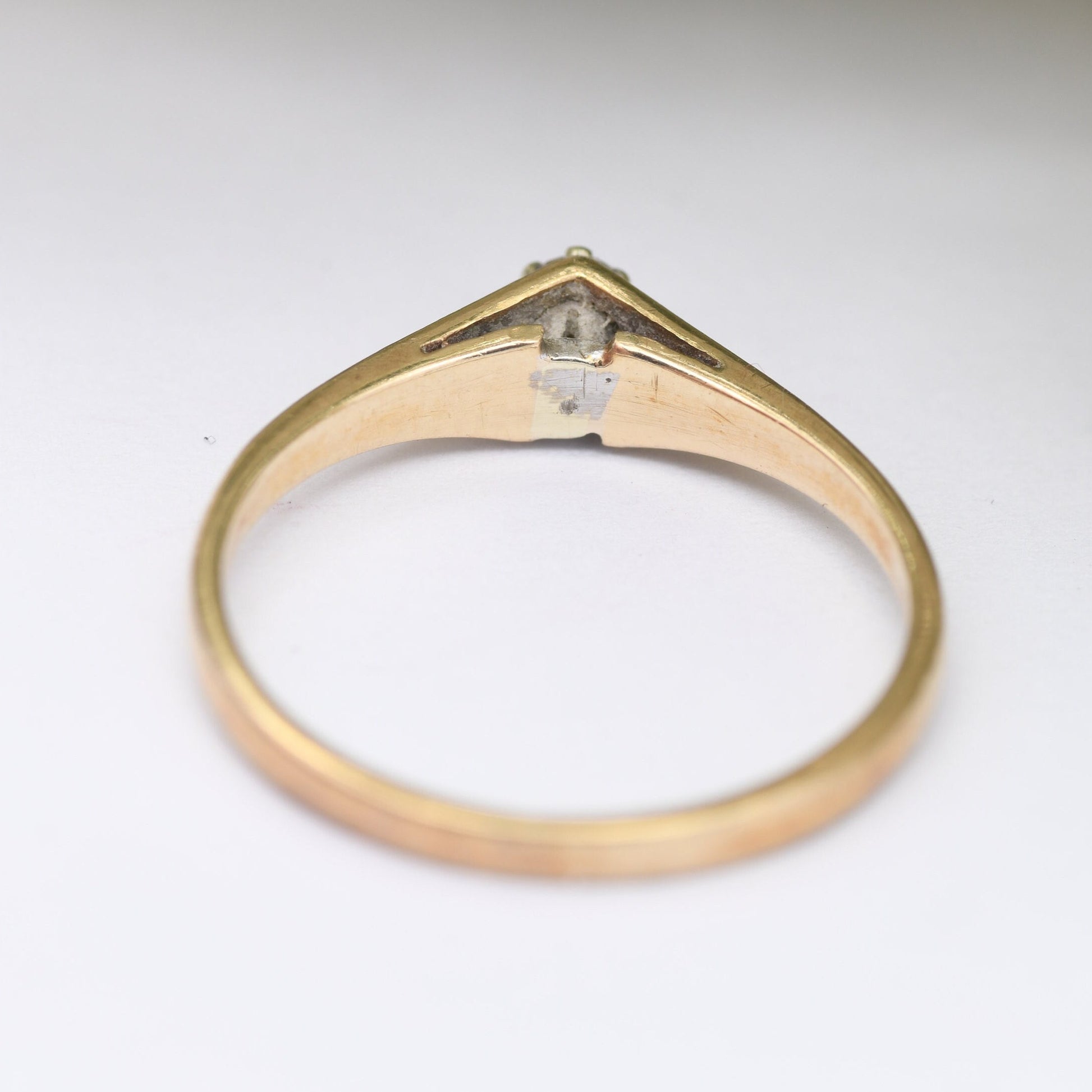 Vintage 9ct Gold Diamond Solitaire Ring 1987 - Pretty Vintage Engagement Ring | UK Size - L | US Size - 5 3/4