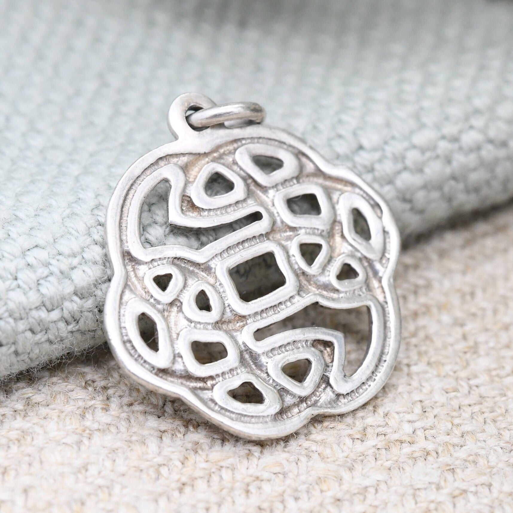 Vintage Sterling Silver Celtic Knot Pendant