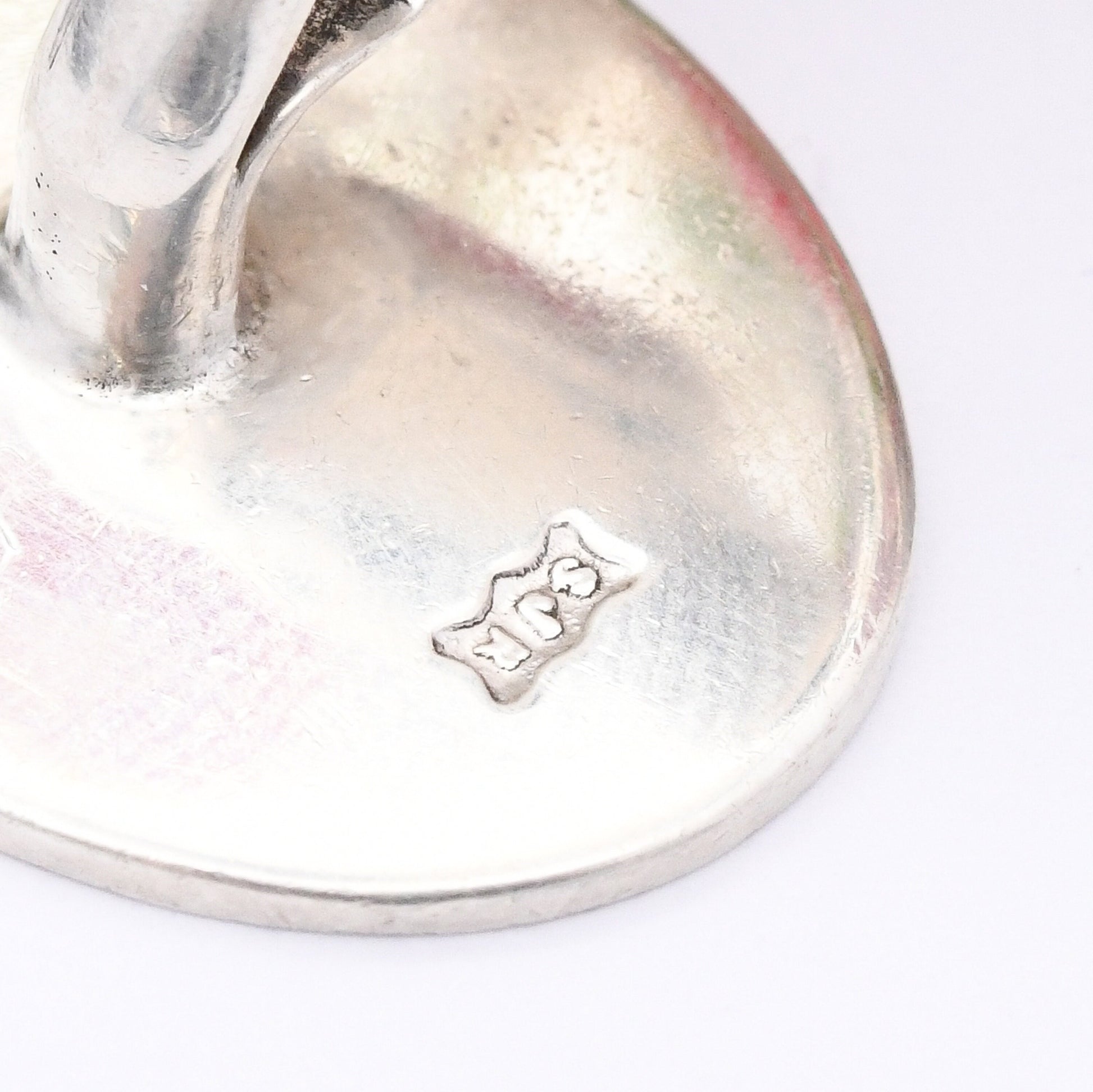Vintage Sterling Silver Cufflinks 1969 by S J Rose - With Architectural Building | Mid-Century Silver Jewellery