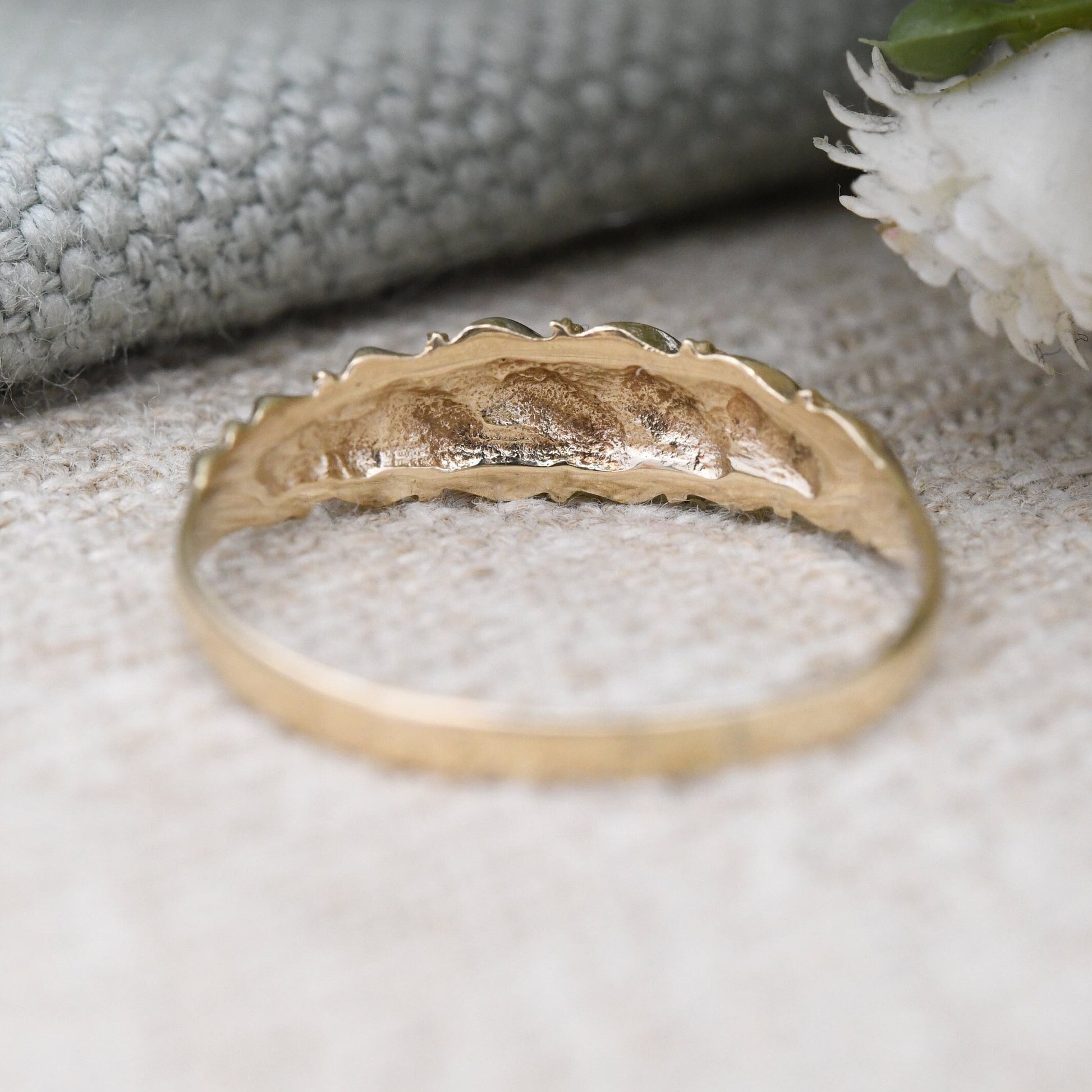 Vintage 9ct Gold Twist Ring 1991 - Twisted Band Ring | UK Size - P 1/2 | US Size - 8