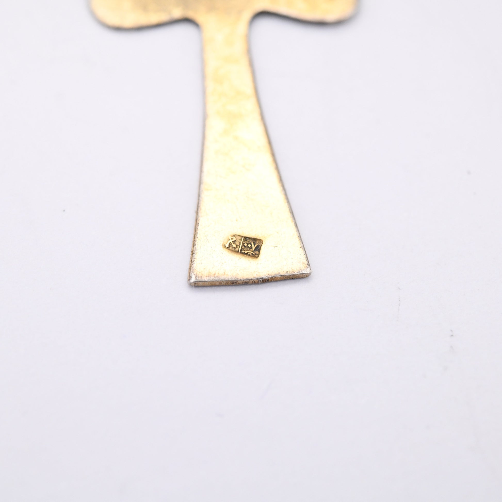 Vintage Silver Egyptian Ankh Pendant with Engraved Symbols 1982 - Ancient Egypt Symbol of Life | Hooped Cross | Heiroglyphics