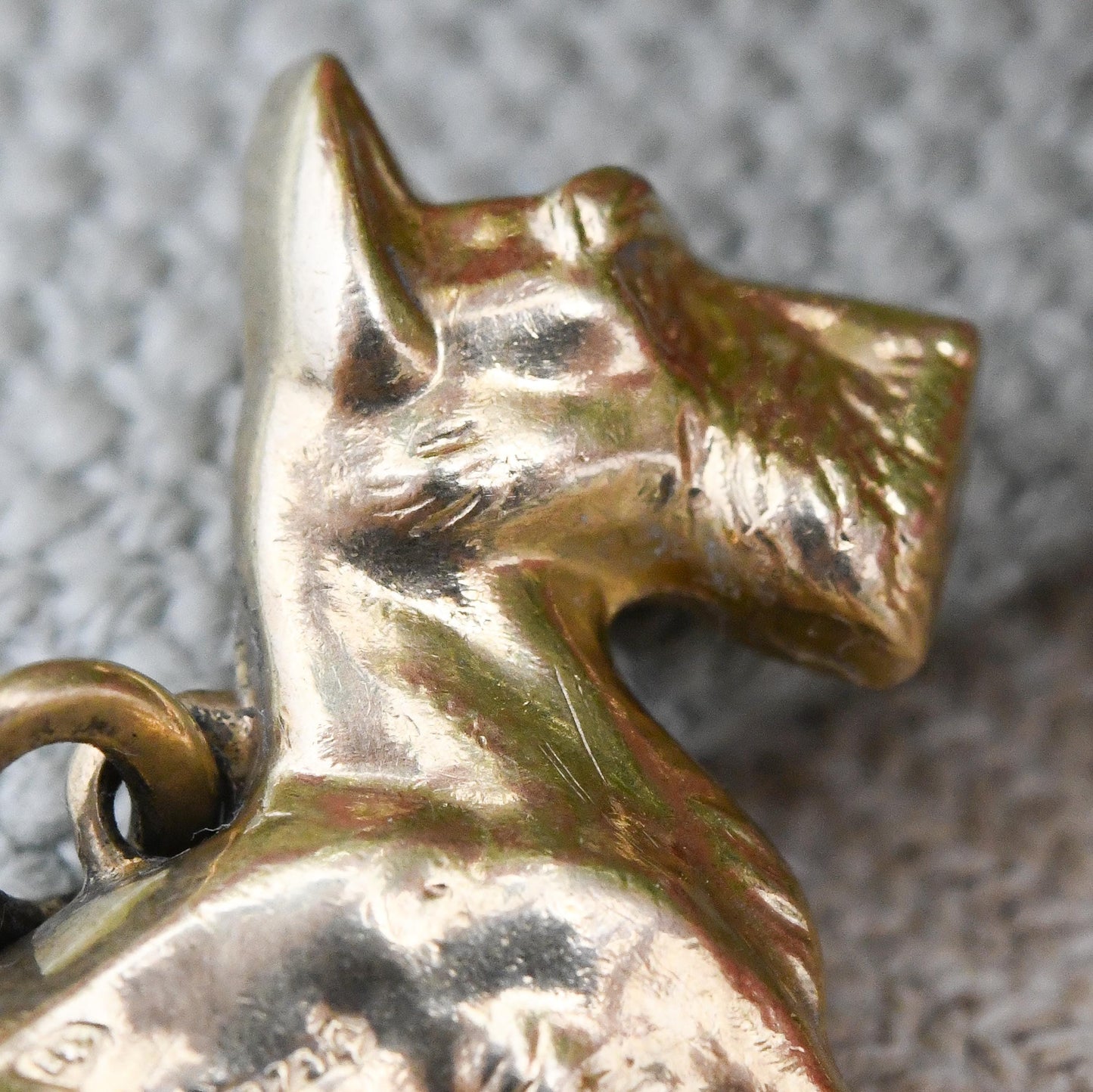 Vintage 9ct Gold Scottie Dog Charm Pendant 1960 Scottish Terrier - 3D Detailed Dog Charm | Small Stocky Dog | Mid-Century Jewellery Gift