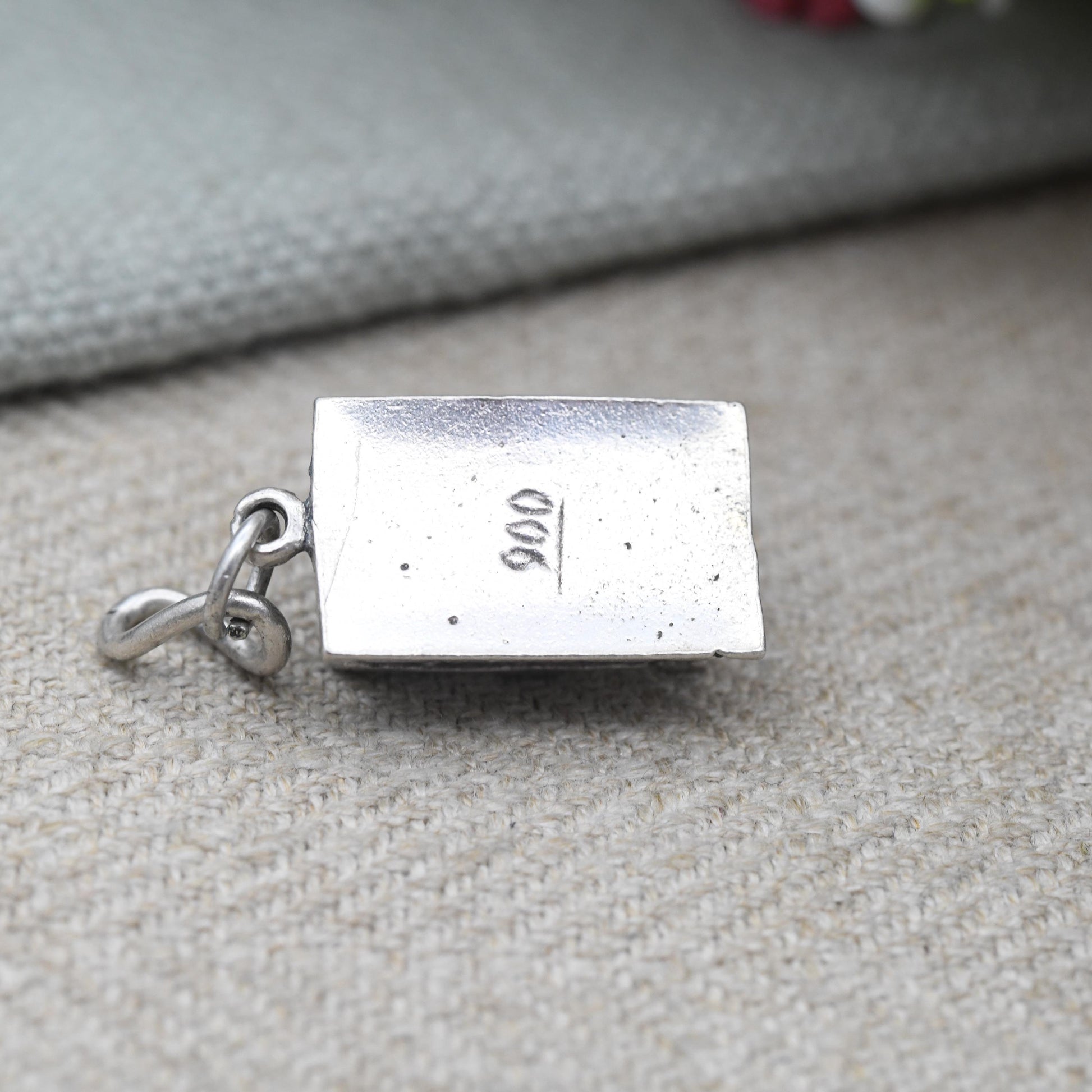 Vintage Silver Athens Parthenon Charm Pendant - Ruined Temple | Ancient Greece Souvenir | Acropolis Souvenir Gift for Charm Bracelet