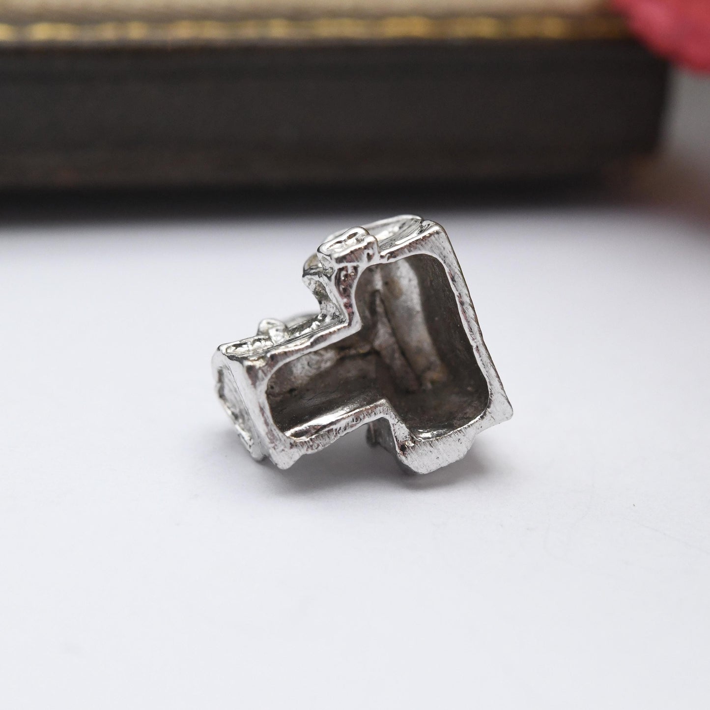 Vintage Sterling Silver Miniature House Charm Pendant - Little Home | Cute | Souvenir Gift for Charm Bracelet