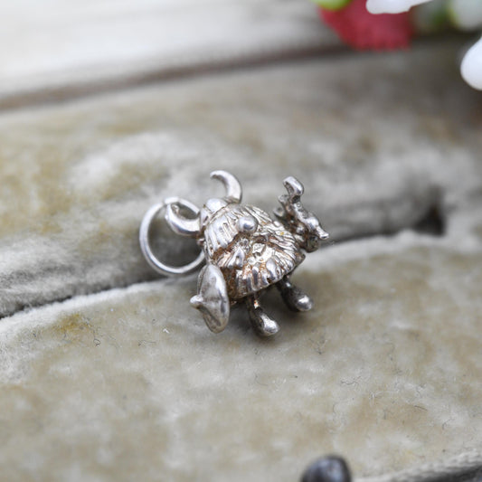 Vintage Sterling Silver Viking Man Charm Pendant - Vikings | Small | Celt | Norseman | Souvenir Gift for Charm Bracelet