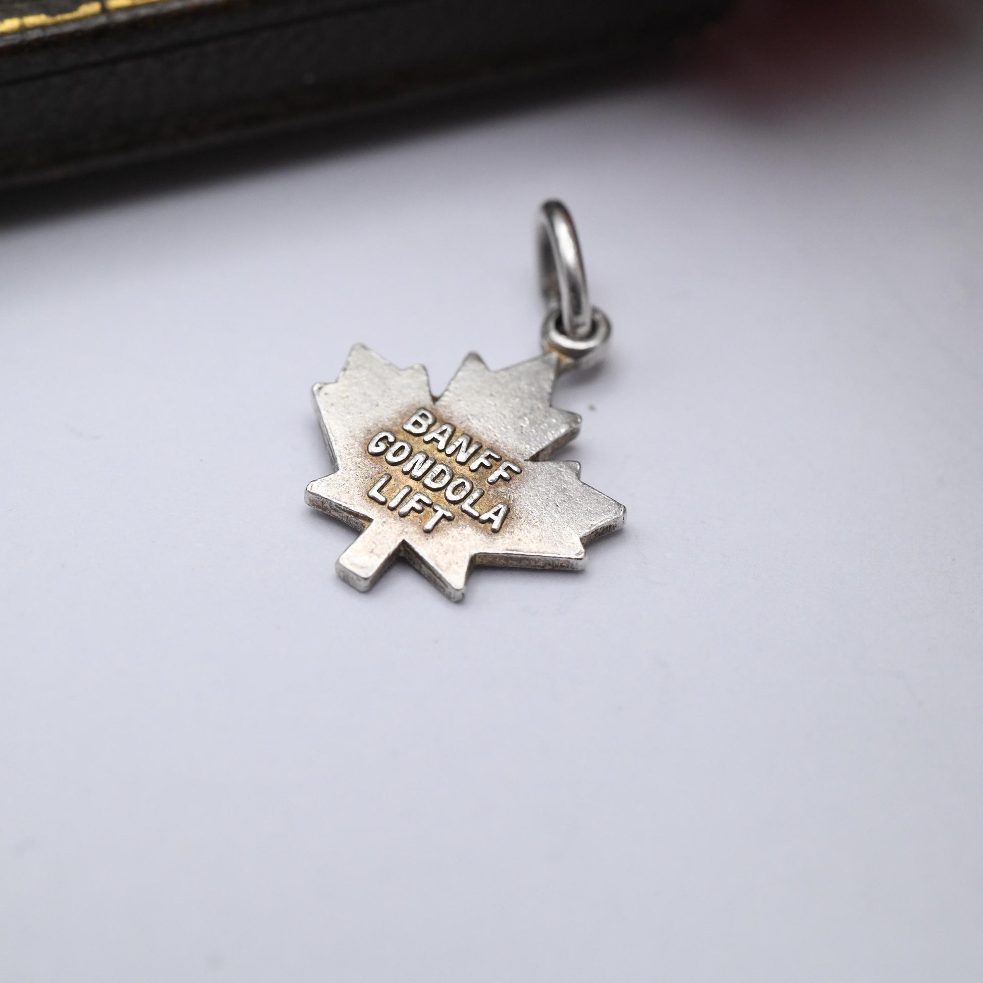 Vintage Sterling Silver Banff Gondola Lift Charm Pendant - Canada | Mountains | Chair Lift | Souvenir Gift for Charm Bracelet
