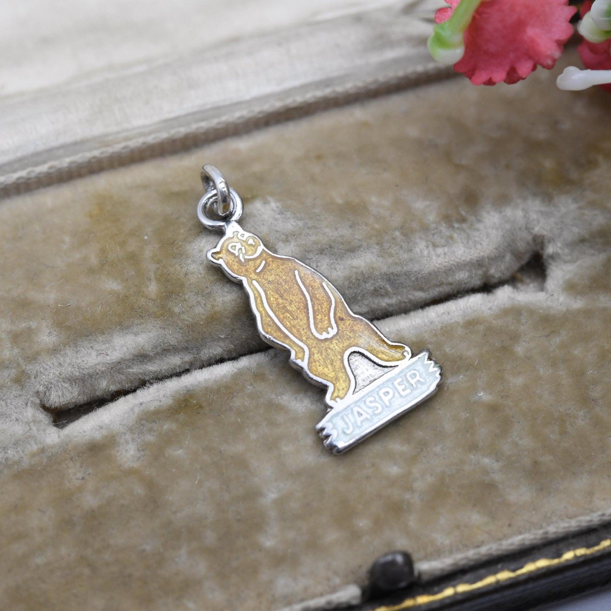 Vintage Sterling Silver Jasper Canadian Charm - Travel Charm | National Park