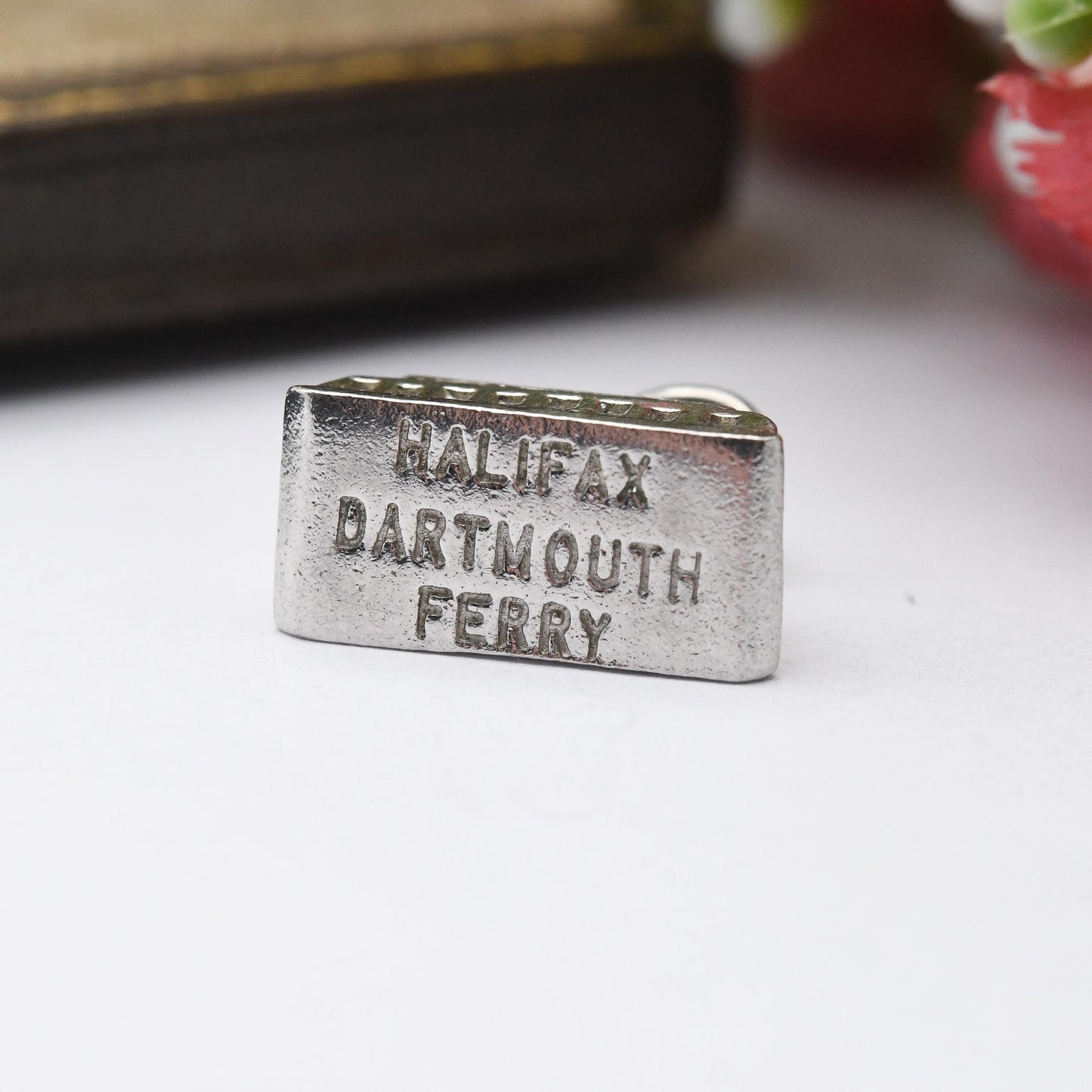 Vintage Sterling Silver Halifax Dartmouth Ferry Charm Pendant - Boat | Nautical | Seaside | England | Souvenir Gift for Charm Bracelet