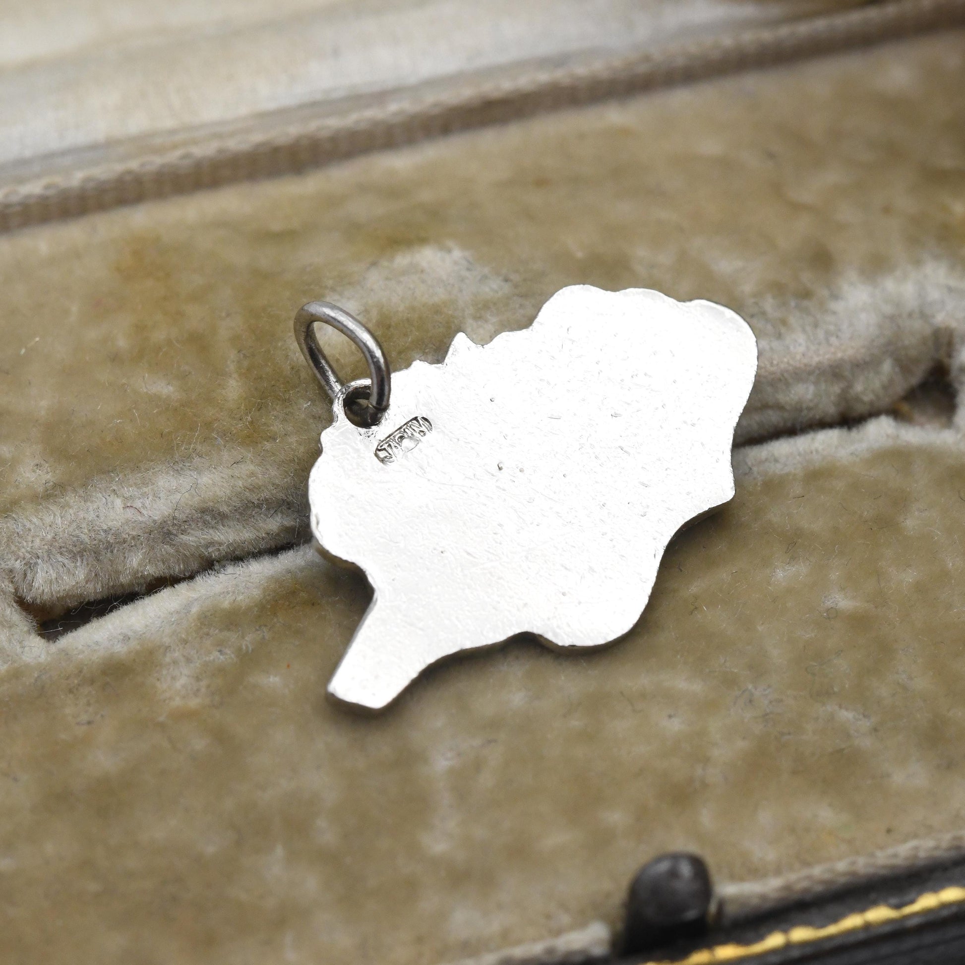 Vintage Sterling Silver Tennessee Charm Pendant - American Charm | State Charm | Nashville | Souvenir Gift for Charm Bracelet
