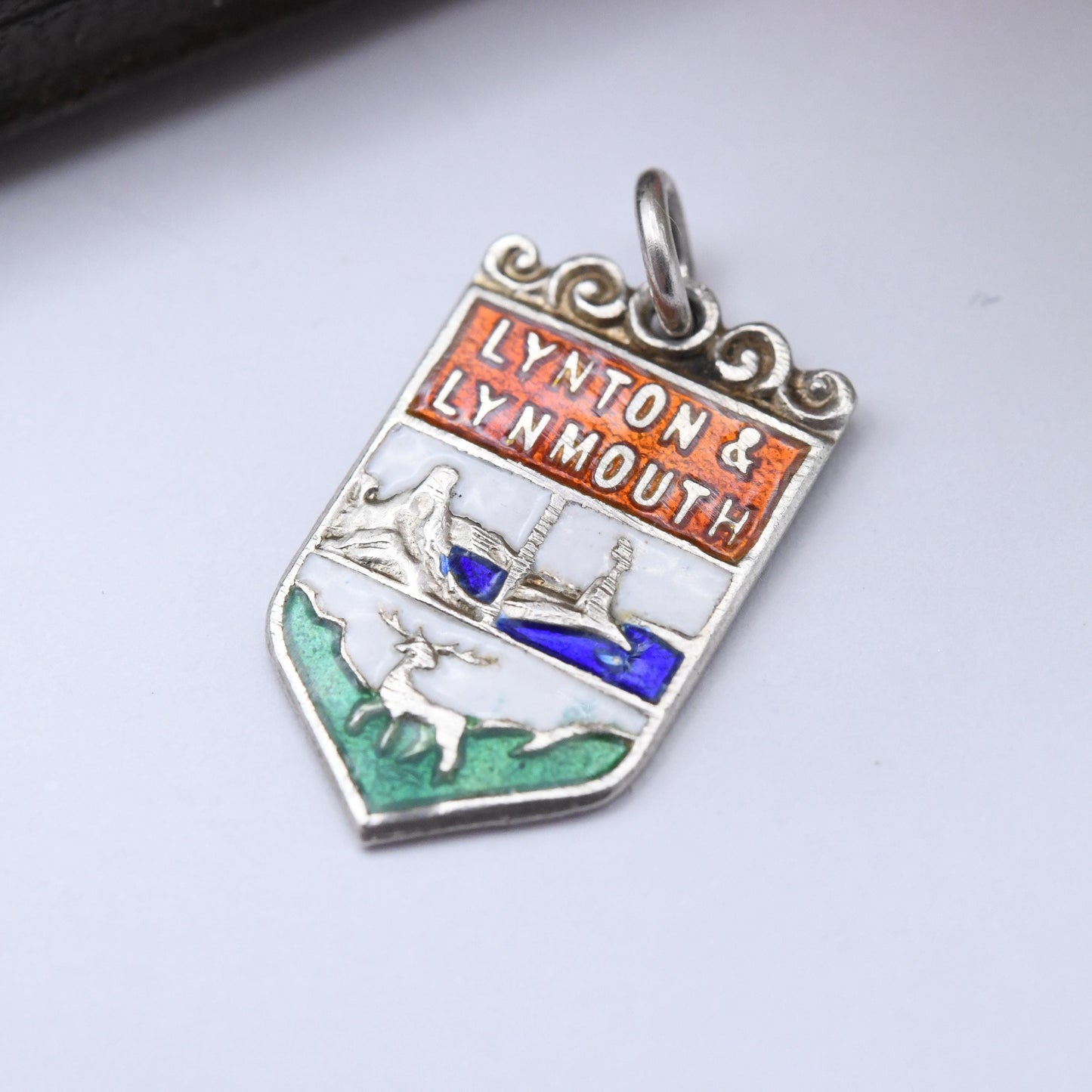 Vintage Sterling Silver Lynton and Lynmouth Charm Pendant - Devon | Seaside | England | UK | Souvenir Gift for Charm Bracelet