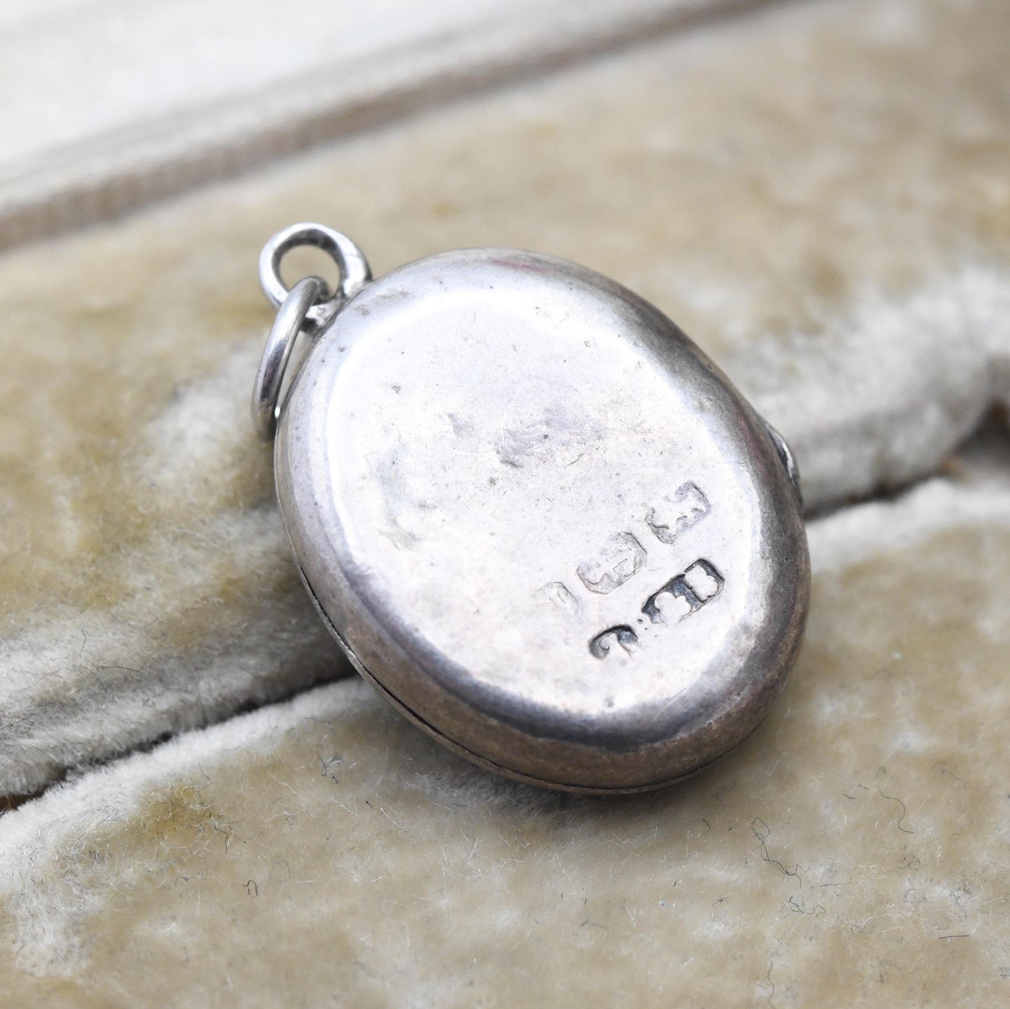Antique Victorian Sterling Silver Horse Shoe Locket Charm Pendant 1887 - Sentimental | Mourning Jewellery | Gift for Pendant Necklace