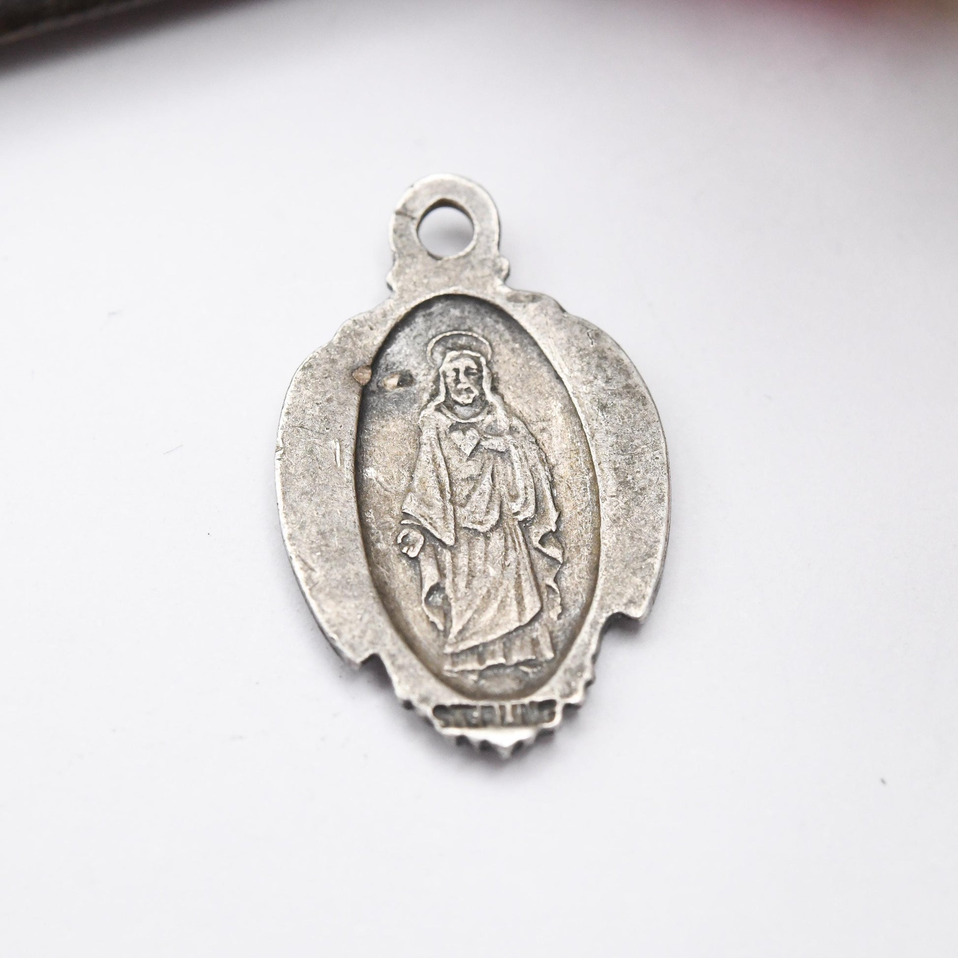 Vintage Sterling Silver American Eagle and Heraldic Shield Charm Pendant - Bold Eagle | Jesus | Christian | Souvenir Gift for Charm Bracelet