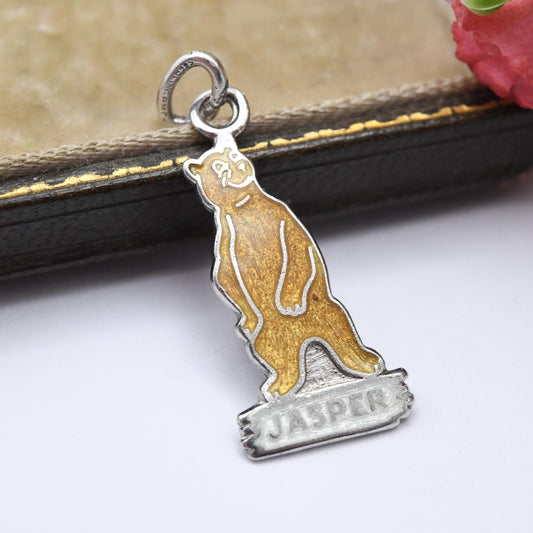Vintage Sterling Silver Jasper Canadian Charm - Travel Charm | National Park