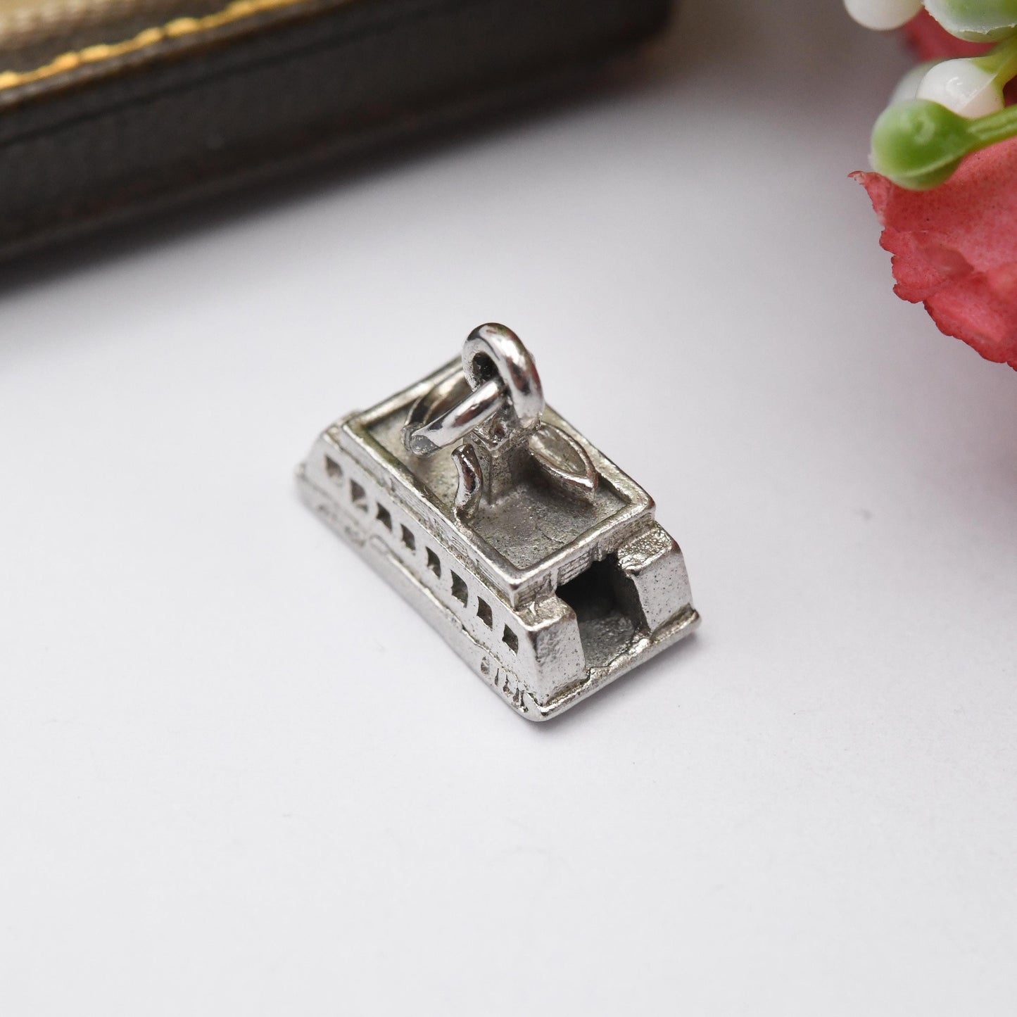 Vintage Sterling Silver Halifax Dartmouth Ferry Charm Pendant - Boat | Nautical | Seaside | England | Souvenir Gift for Charm Bracelet