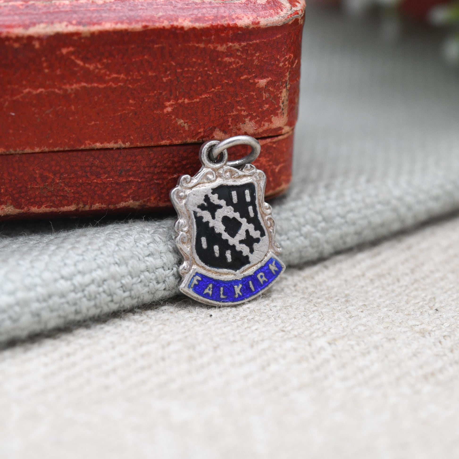 Vintage Sterling Silver Falkirk Charm Pendant - Scotland | Scottish | Souvenir Gift for Charm Bracelet