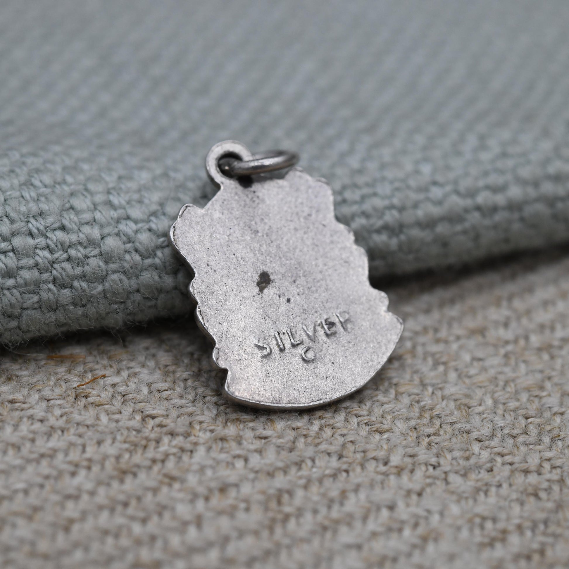 Vintage Sterling Silver Jedburgh Charm Pendant - Scottish | Scotland | Jedburgh | Enamel | Souvenir Gift for Charm Bracelet