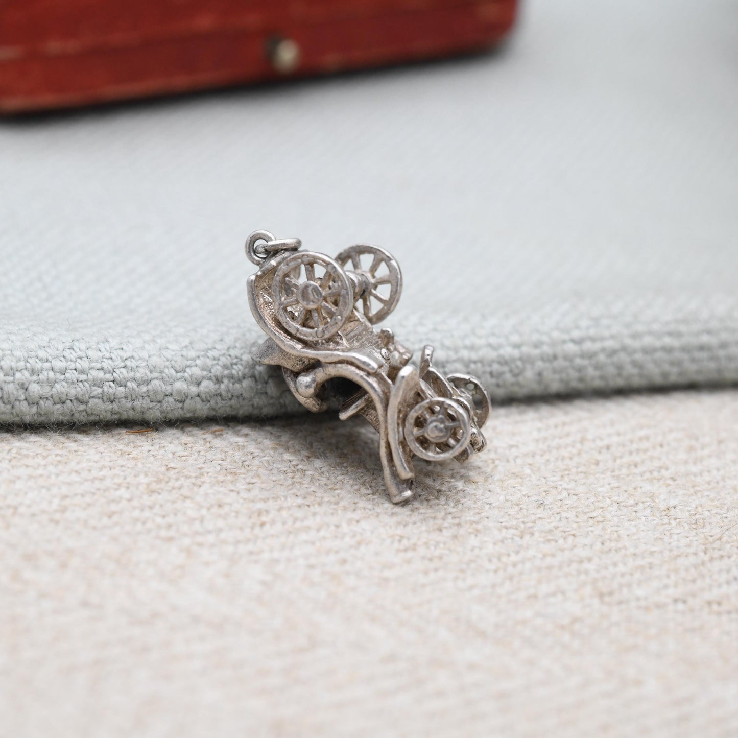 Vintage Sterling Silver Mini Car Charm Pendant - Vintage Car | Souvenir Gift for Charm Bracelet