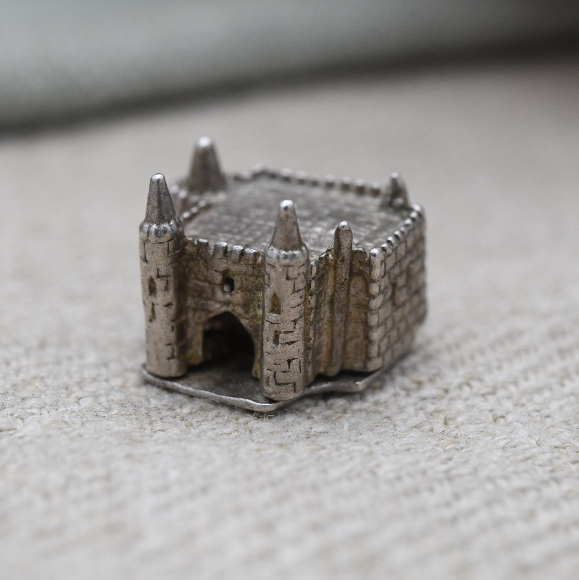 Vintage Sterling Silver Cinderella Castle Charm Pendant - Royal Princess | Souvenir Gift for Charm Bracelet