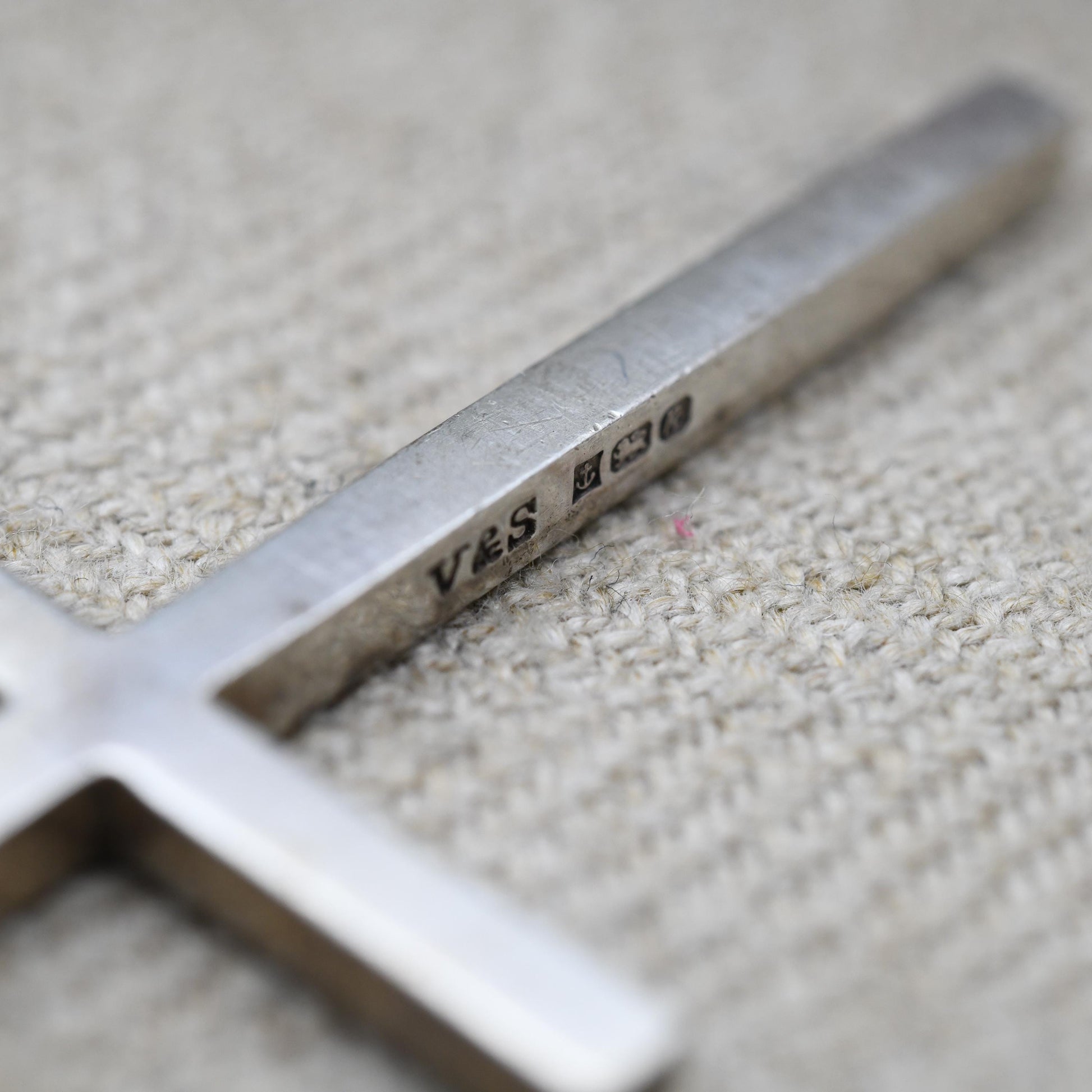 Vintage Sterling Silver Cross Pendant - Large True Vintage Gift | Christian Necklace