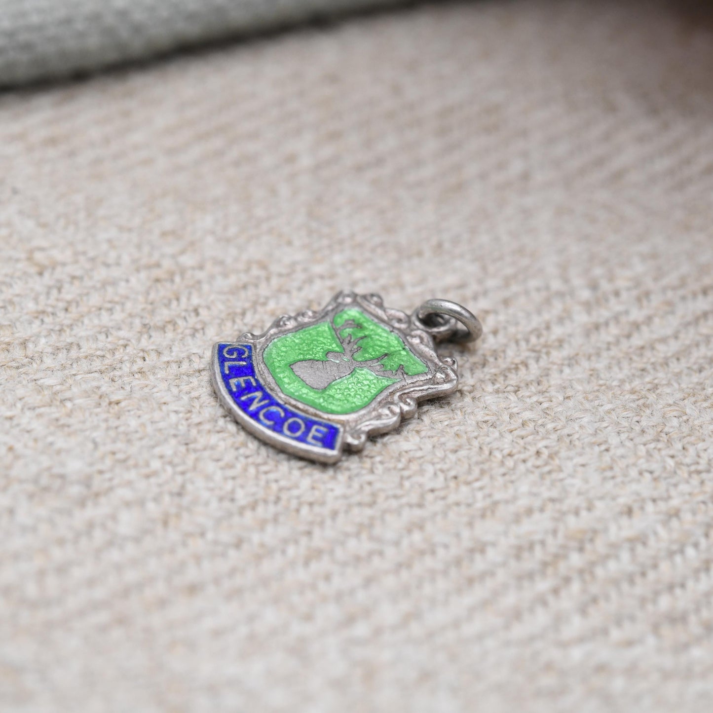 Vintage Sterling Silver Glencoe Charm Pendant - Scottish Charm | Scotland | Souvenir Gift for Charm Bracelet