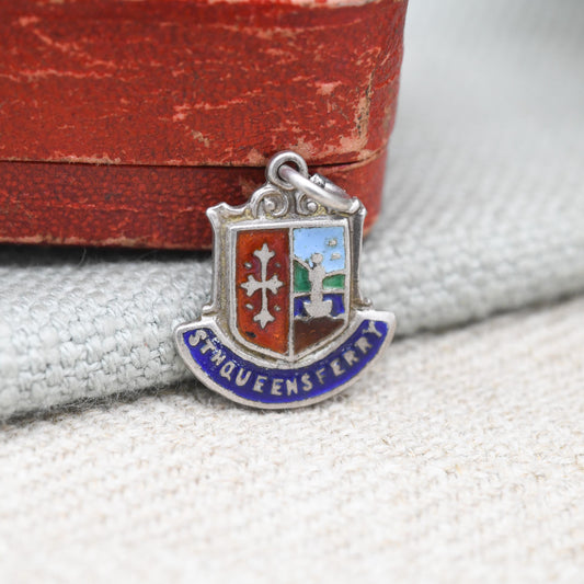 Vintage Sterling Silver South Queensferry Charm Pendant - Scotland | Scottish | Souvenir Gift for Charm Bracelet