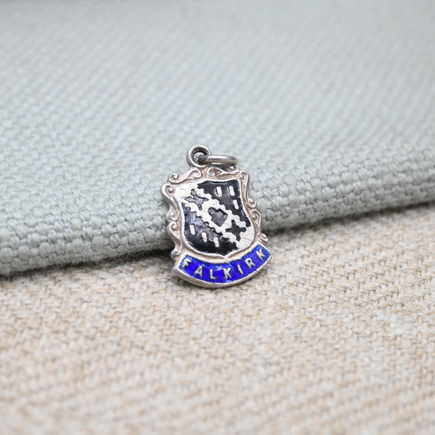 Vintage Sterling Silver Falkirk Charm Pendant - Scotland | Scottish | Souvenir Gift for Charm Bracelet