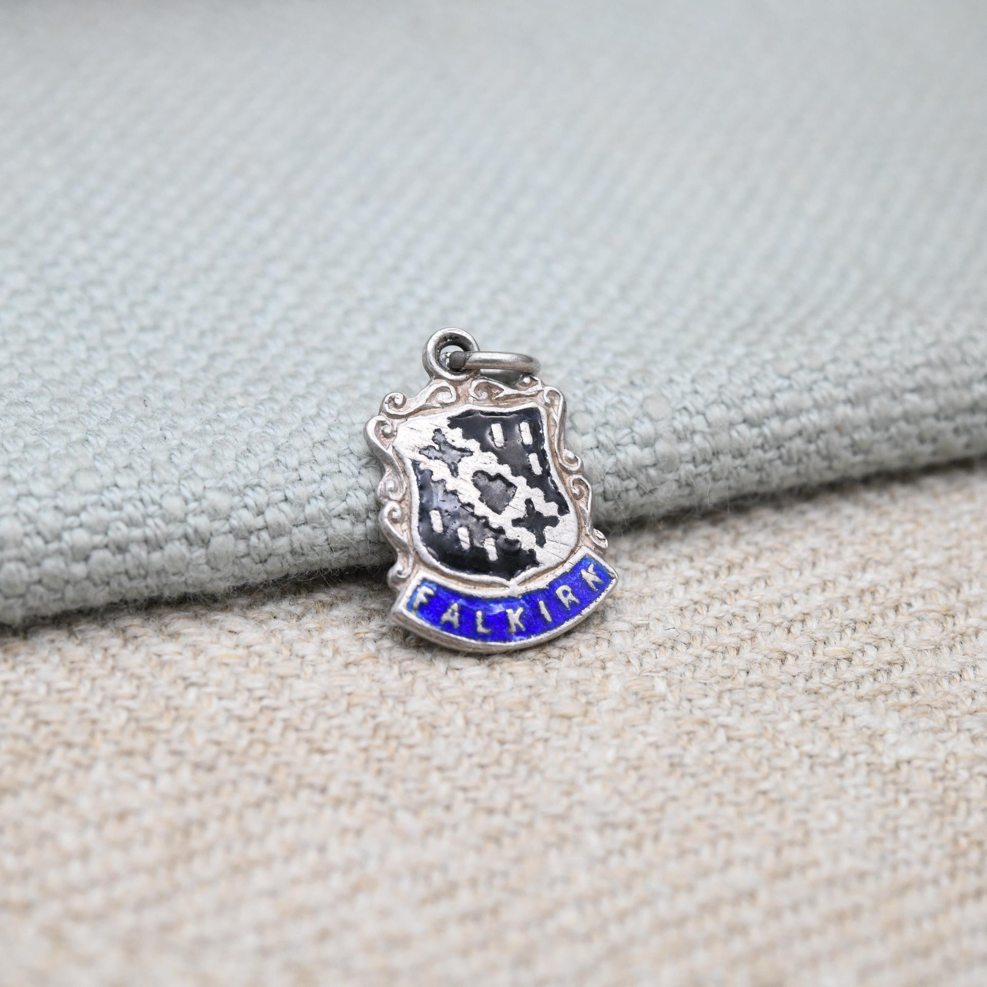 Vintage Sterling Silver Falkirk Charm Pendant - Scotland | Scottish | Souvenir Gift for Charm Bracelet