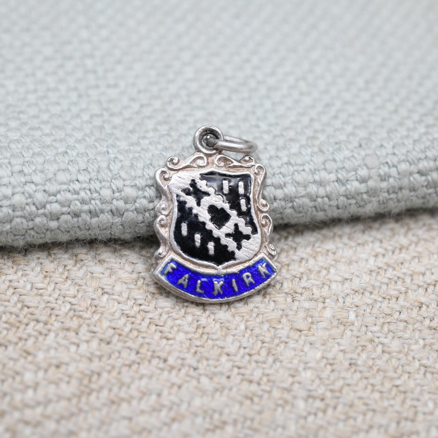 Vintage Sterling Silver Falkirk Charm Pendant - Scotland | Scottish | Souvenir Gift for Charm Bracelet