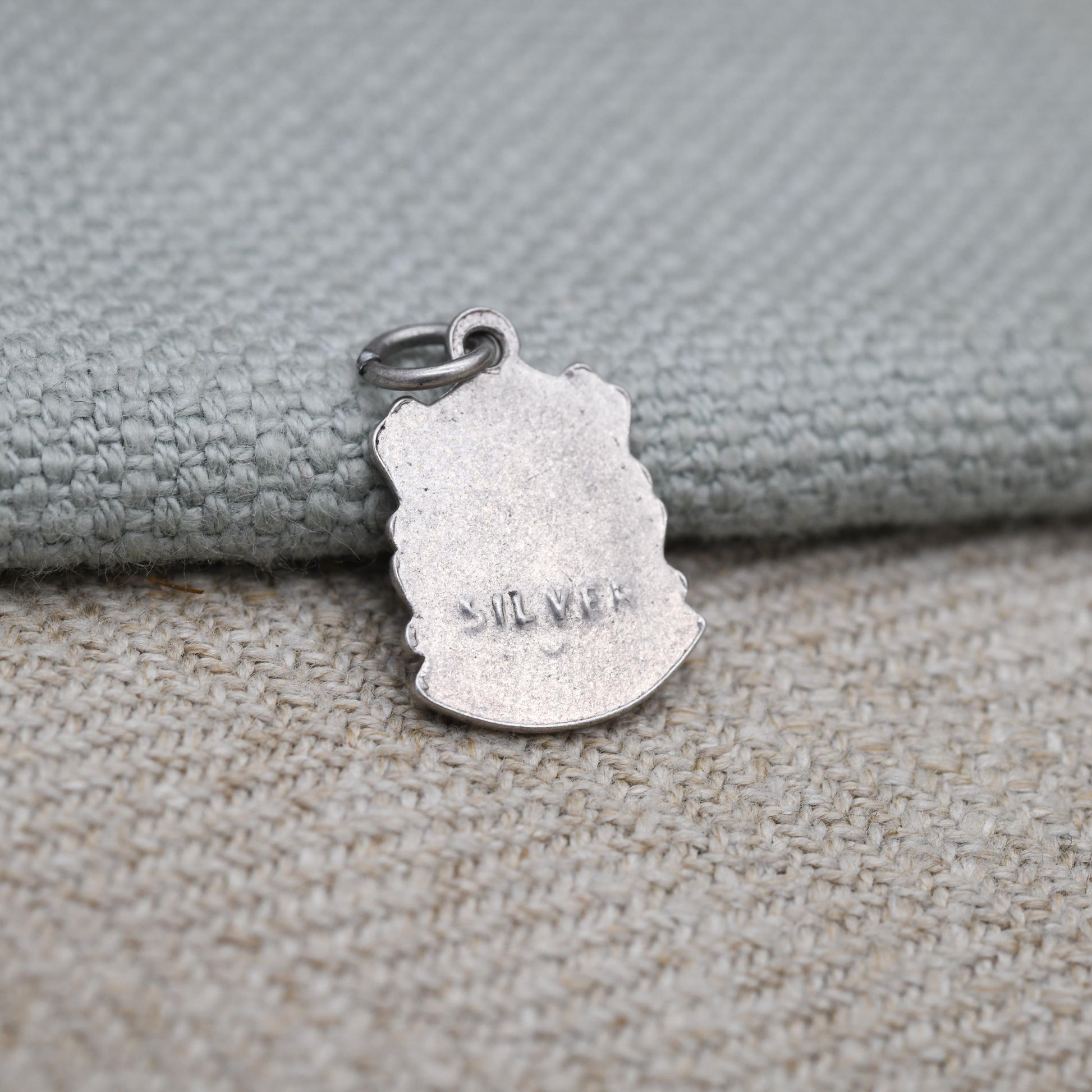 Vintage Sterling Silver Stirling Enamel Souvenir Shield Charm Pendant - Scotland | Travel | Tourist | Souvenir Gift for Charm Bracelet