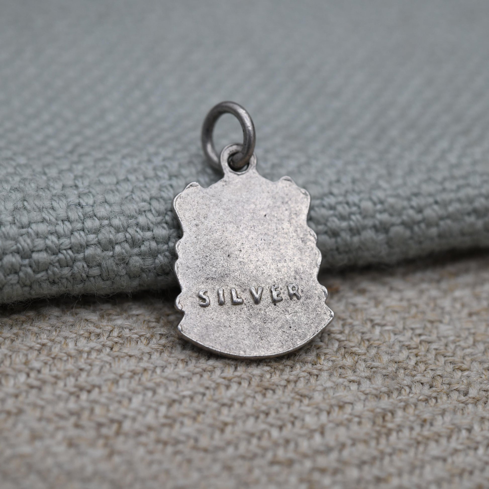 Vintage Sterling Silver Scotland Charm Pendant - Scottish | Scotland | Enamel | Souvenir Gift for Charm Bracelet