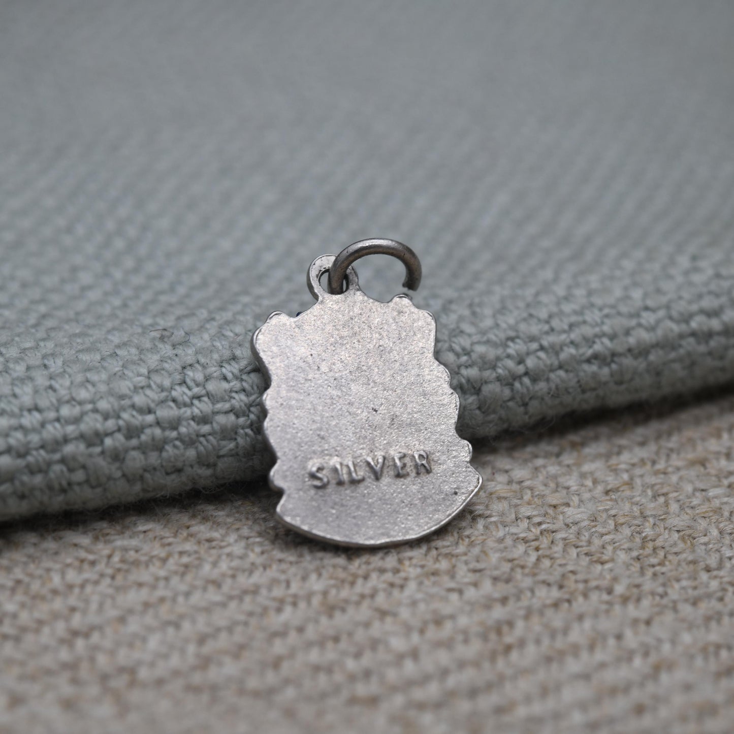 Vintage Sterling Silver Harrogate Enamel Souvenir Shield Charm Pendant - England | Yorkshire | Tourist | Charm Bracelet