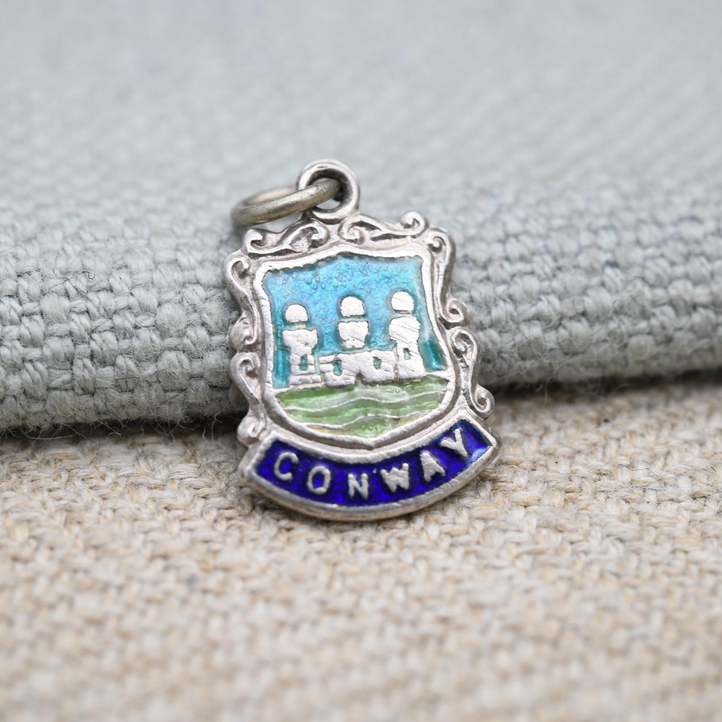 Vintage Sterling Silver Conway Charm Pendant - Ireland | Irish | Souvenir Gift for Charm Bracelet