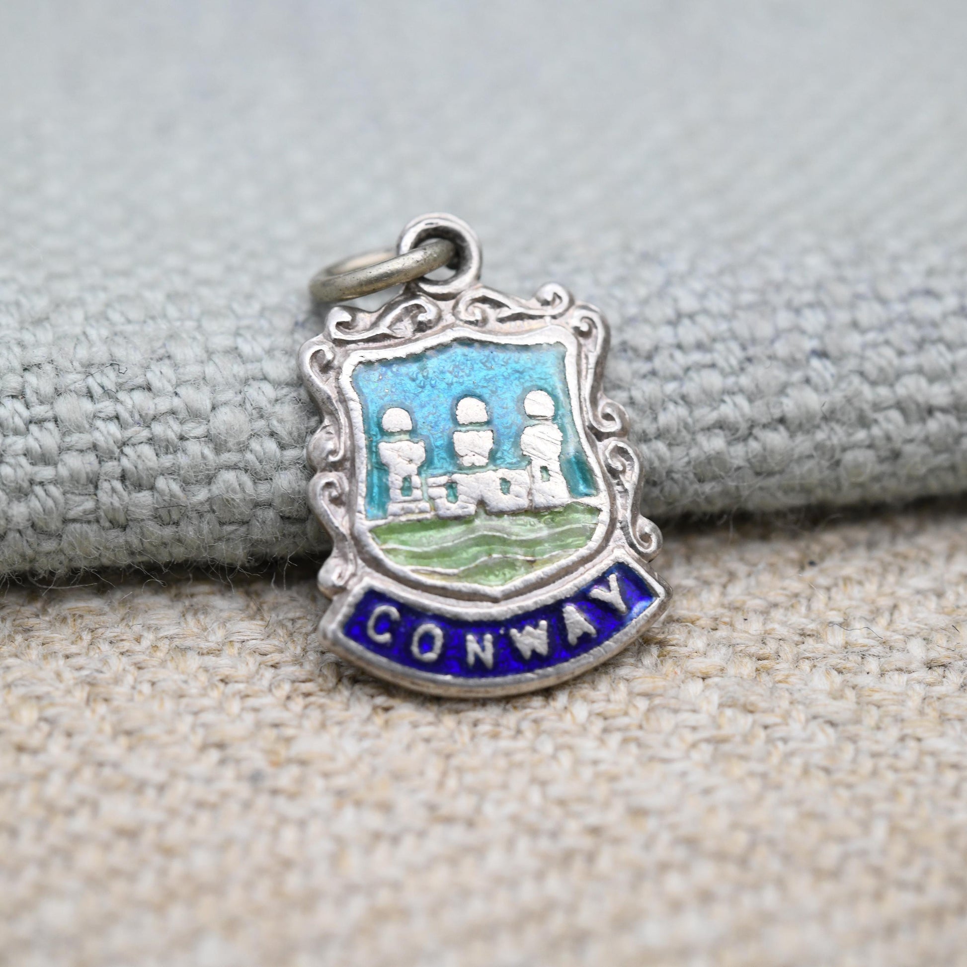 Vintage Sterling Silver Conway Charm Pendant - Ireland | Irish | Souvenir Gift for Charm Bracelet